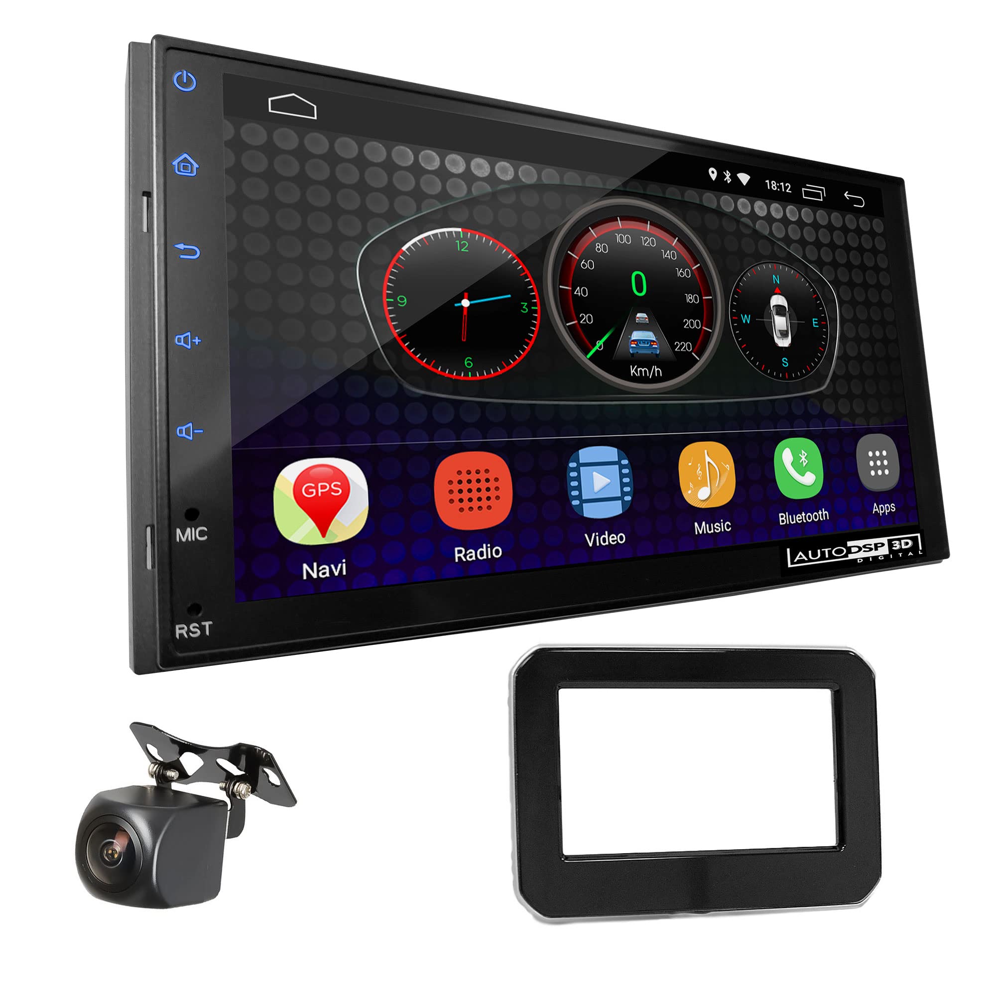 UGAR Compatible for Suzuki Ignis 2016+ 7 Inch Android 13 DSP 4GB+64GB DAB+ Car Radio HD Full Touch Screen GPS Navigation