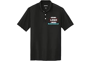 Personalized Polo Shirts for Men: Embroidered with Text and Logo
