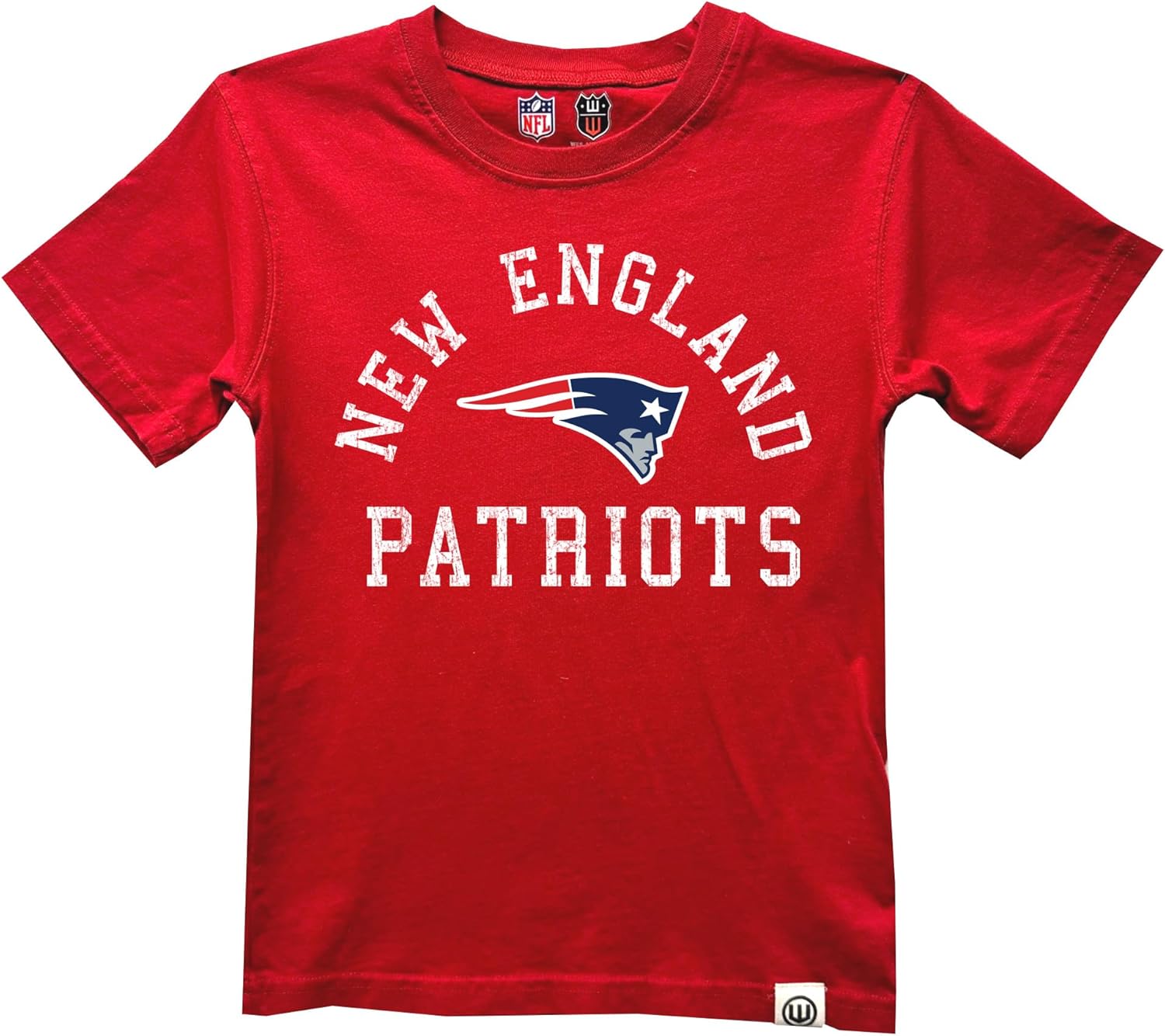 Wes and Willy NFL Kids Short Sleeve Organic Cotton Tee Shirt