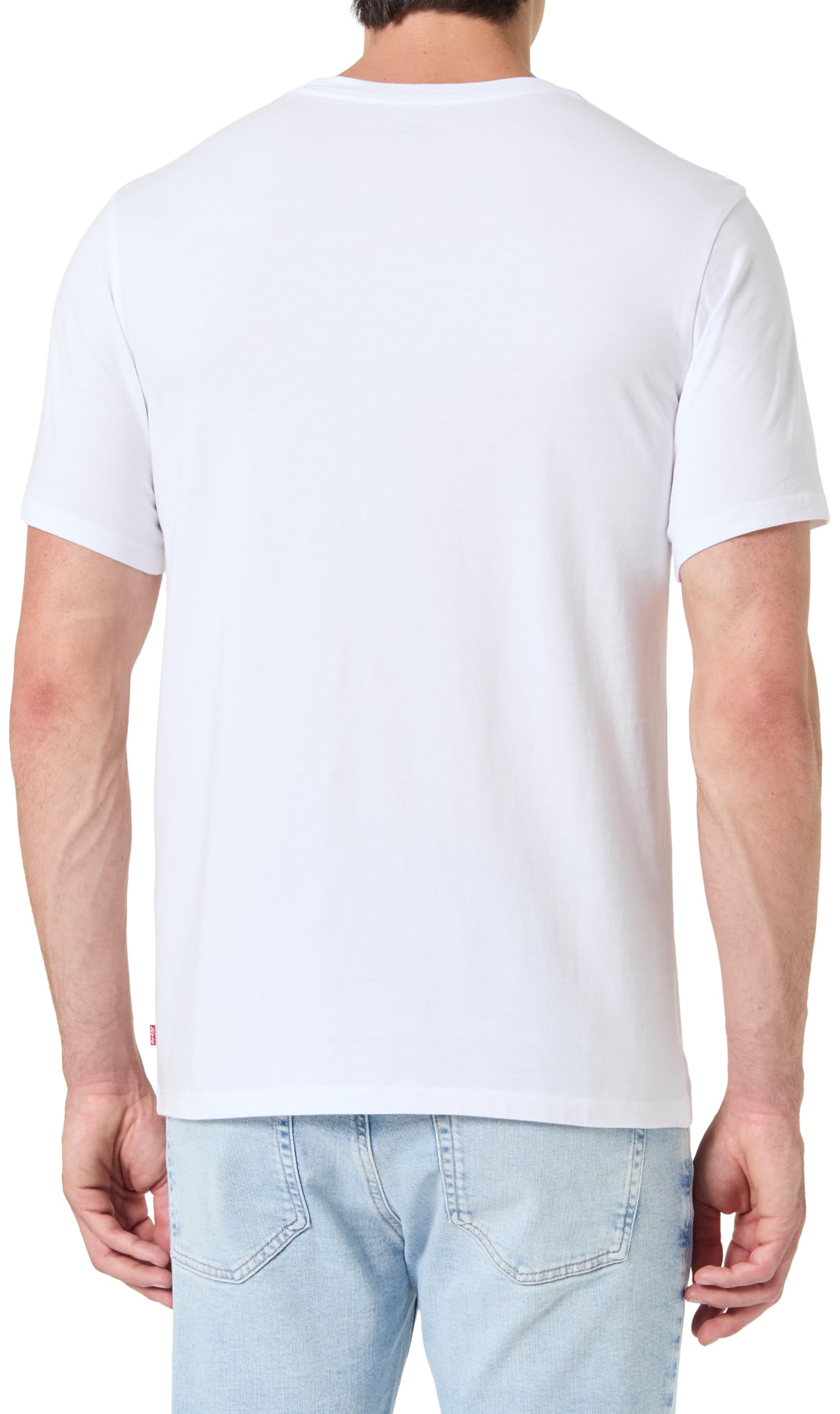 Levi's Herren Graphic Crewneck Tee T-Shirt, PERF COOL Logo White Plus Body Blakc Logo, XL – Ansicht 3
