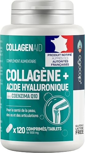 Collagene et acide hyaluronique - Collagene 120 comprimes…
