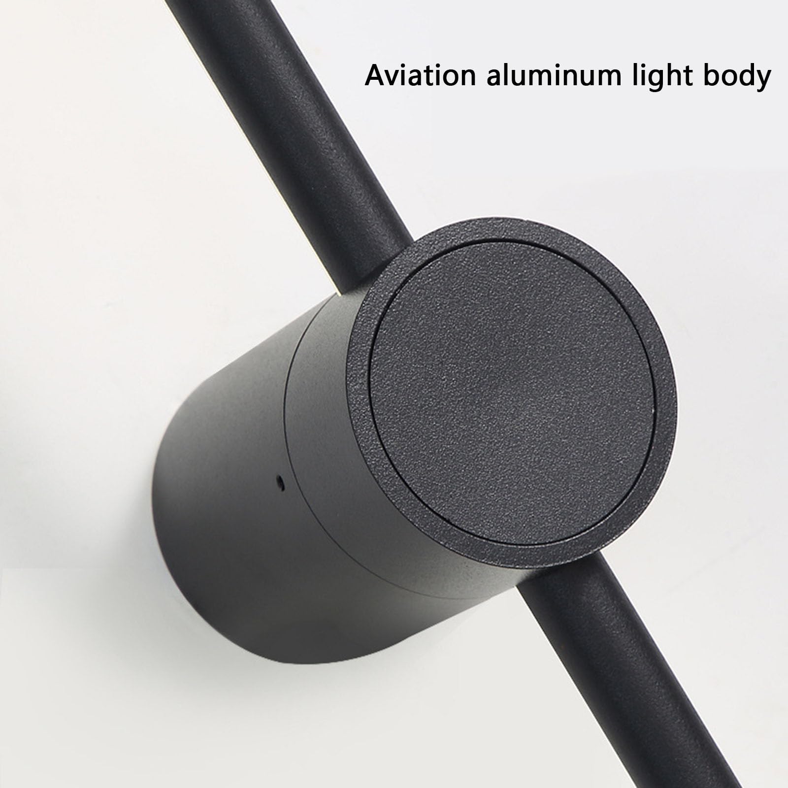 Kinkiety, Zestaw 2 nowoczesnych, prostych liniowych kinkietów LED, 3000K(Black,100cm)