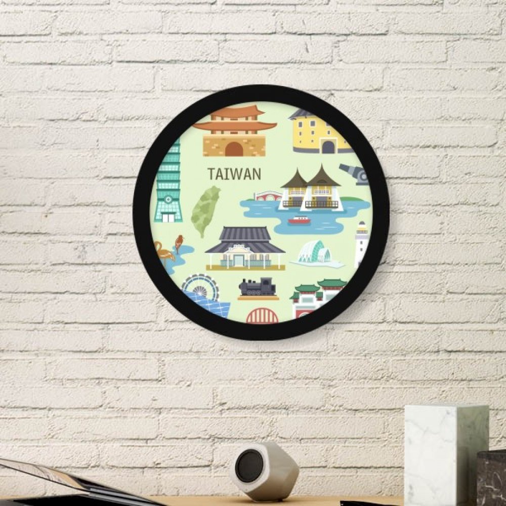 Cadeaux de voyage Chine temple de Confucius cadre rond decoration