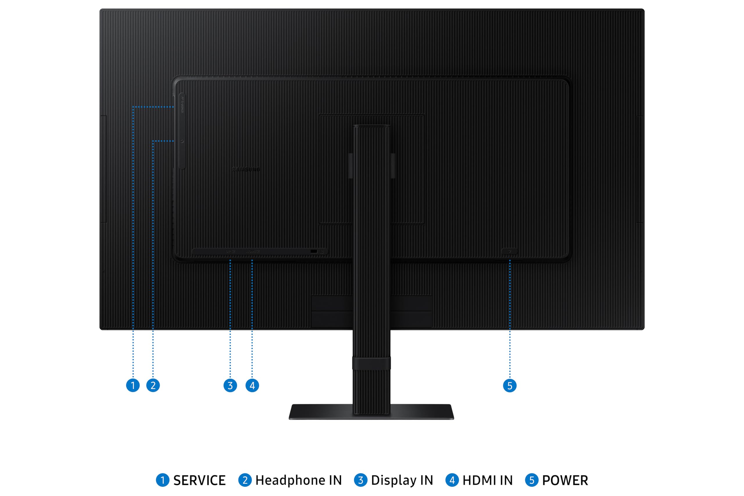 Samsung LS32D700EAUXEN - Monitor Viewfinity S7 de 32" UHD (3840 x 2160, 16:9, 60Hz, 5ms, Modo Eye Saver, Flicker Free), Negro, Versión 2024
