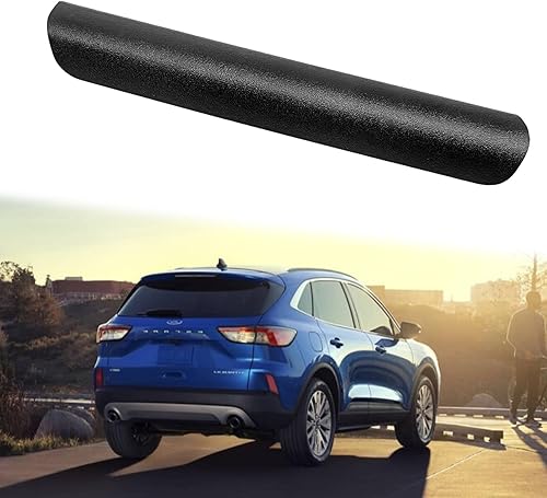 Manija de puerta interior delantera compatible con Ford Escape 2013-2019, repuesto de color negro, mango derecho para reposabrazos del lado del