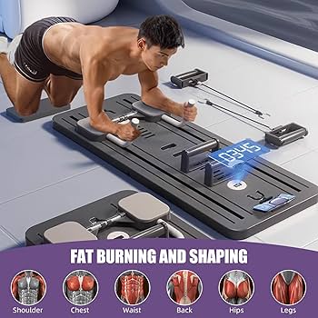 Amazon.com : Zojio Pilates Board, Pilates Reformer Set, Multi-Purpose Foldable Pilates Reformer Board for Home, 5 in1 Pilates Sliding Board, Pilates Equipment with Timer (Black) : Sports & Outdoors