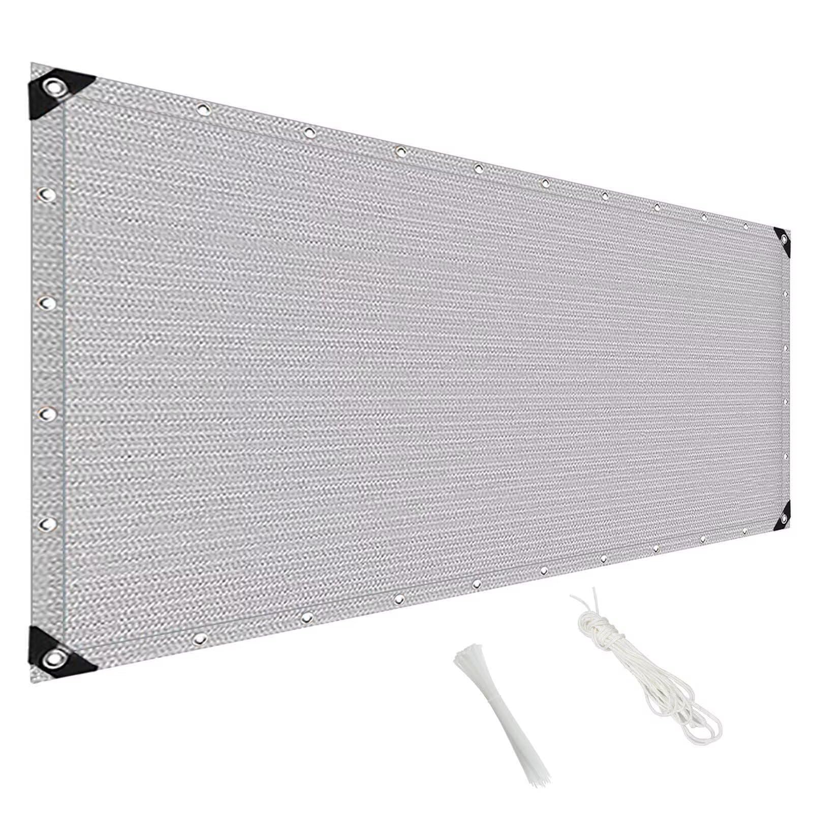 Sonnensegel 170x360cm, Gewächshaus Schattierung Winddurchlässig Mini Sonnensegel Verschiedene Abmessungen Perfekt für Pflanzenabdeckung - Grau