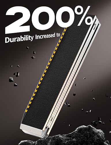 Vista 68 de FACHNUO Rampa portátil para silla de ruedas de 2 pies, rampas de aluminio antideslizantes con asa, rampa plegable para sillas de ruedas