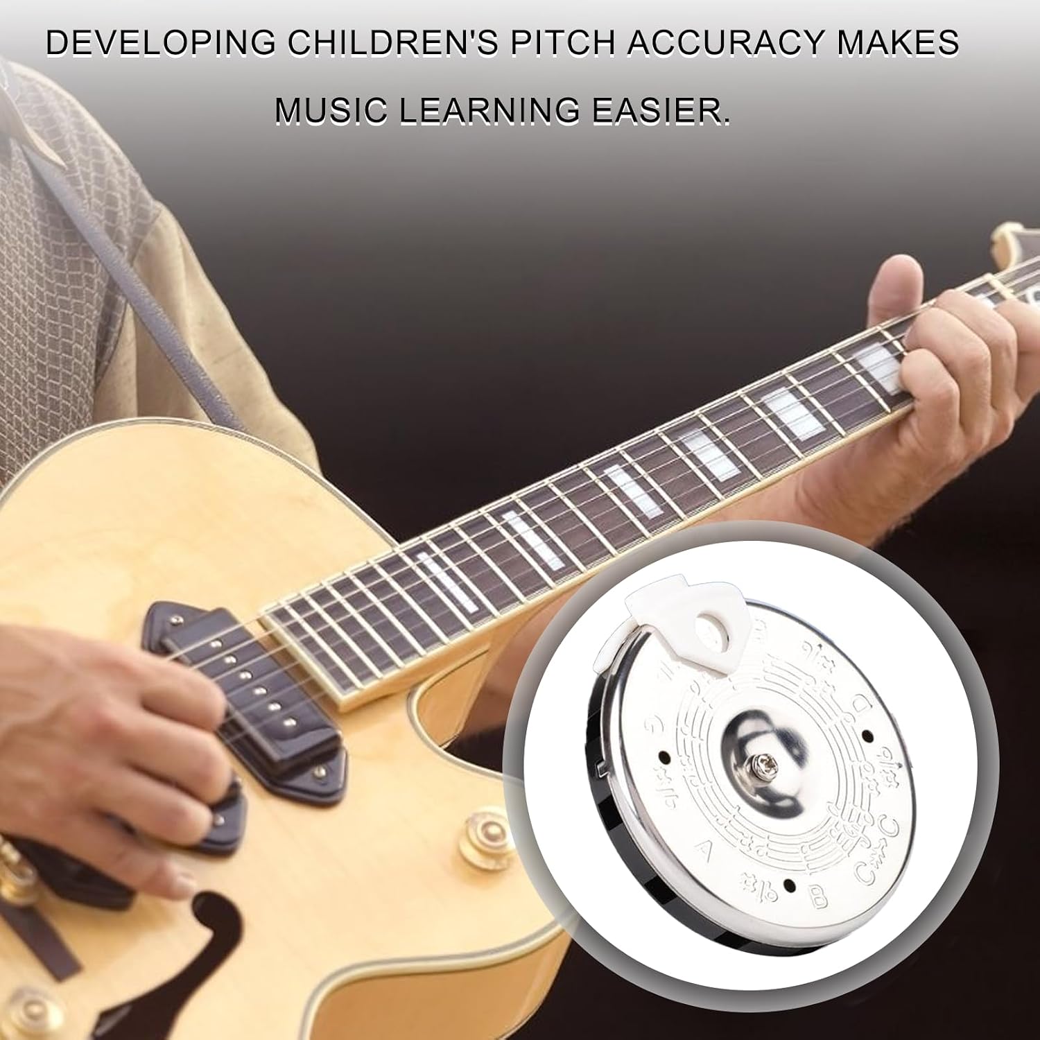 Pitch Pipe For Singers 13 Tone Chromatic Tuner For Guitar Bass Ukulele