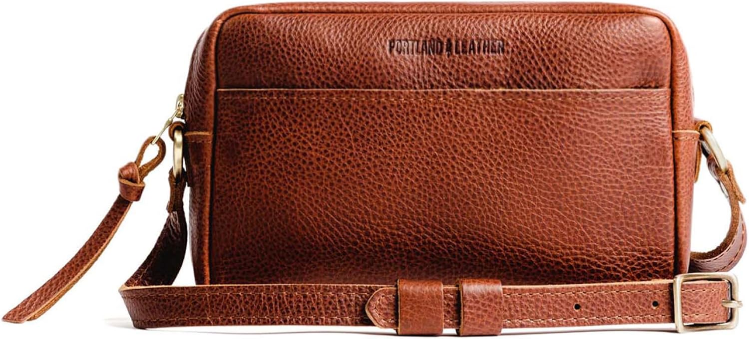 Portland Leather Goods Large Camera Bag Purse for Women – Handmade from the Finest Full-Grain Hides