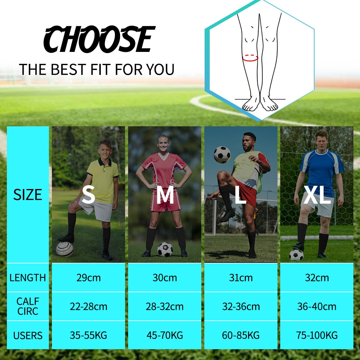 Tvvcalk 1 Paire Protege Tibia Foot pour Enfant et Adulte, Football Shin Guards, Ski Shin Guards, Respirants & Anti-Chocs