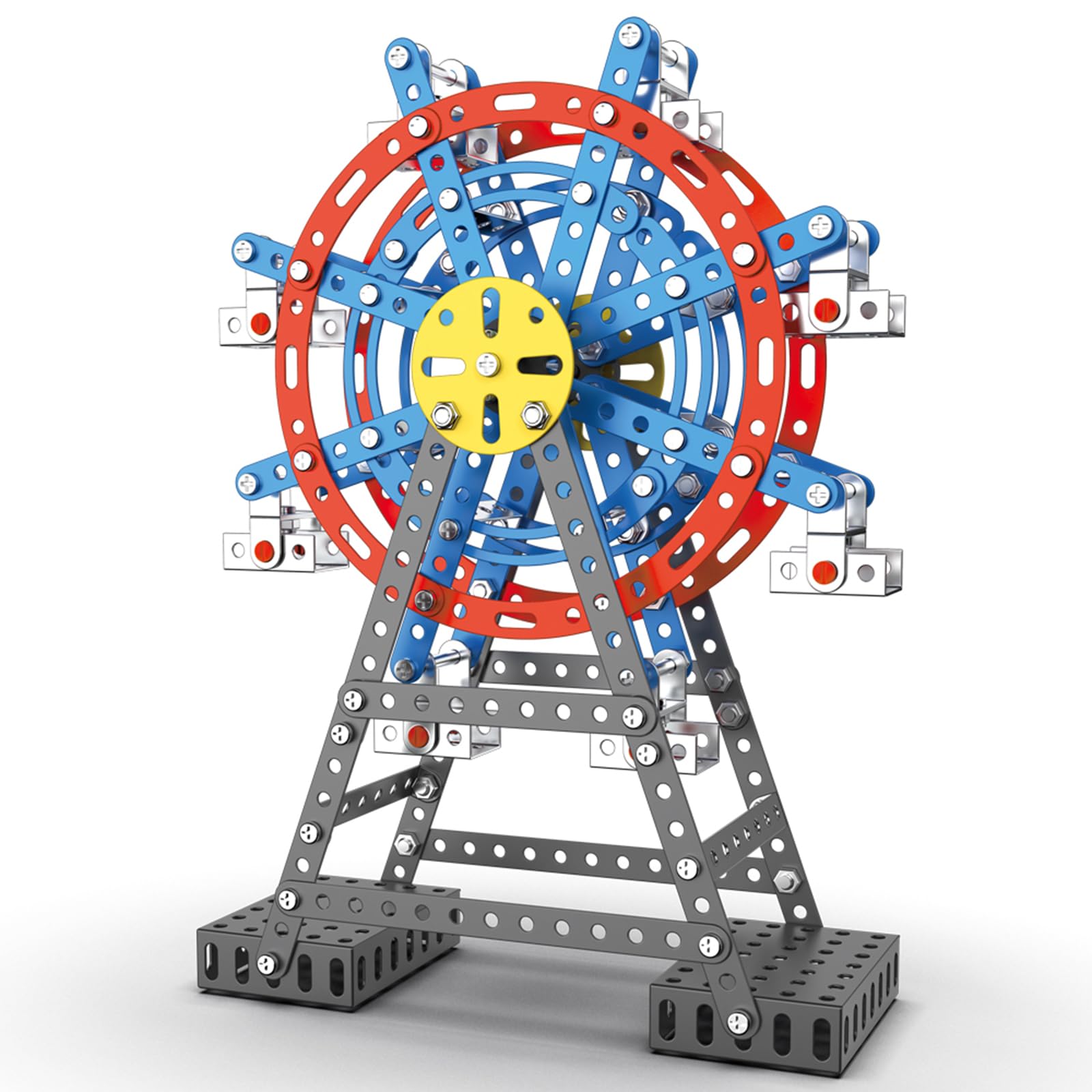 Baukasten Metall Riesenrad Bausatz - 358 Teile DIY Metall Bausatz für Erwachsene (A)