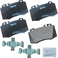 Vista 168 de Pastillas de Freno Delanteras Cerámicas Bendix Priority1 CFC430A para Modelos Selectos INFINITI G35, I30, Nissan 350Z, Altima, Juke, Maxima, Sentra