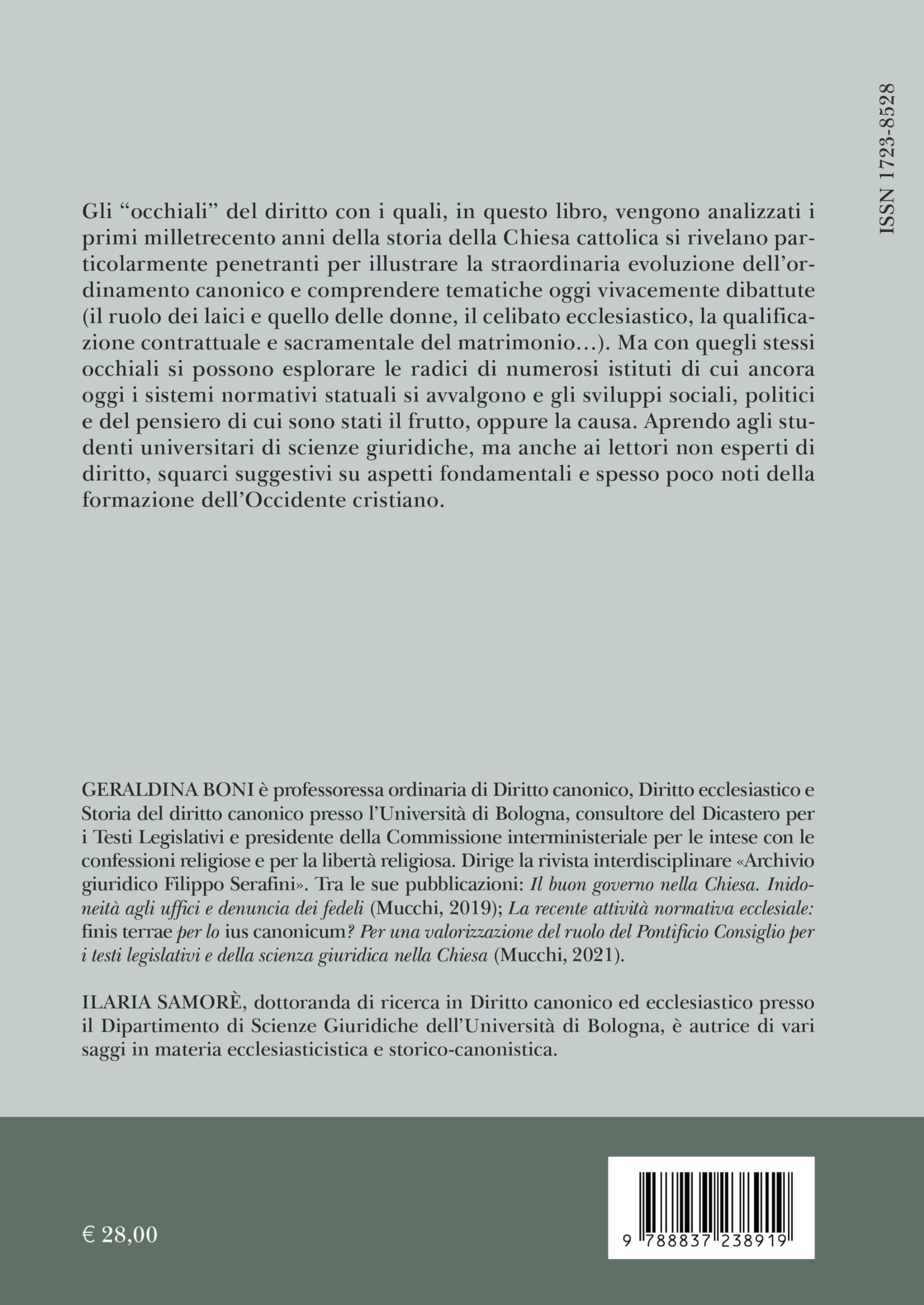 Il diritto nella storia della Chiesa. Lezioni