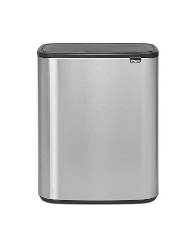 Miniatura 9 de Brabantia Bo - Cubo de basura  1 cubo interior de 9.5 galones (blanco) para residuosreciclaje, compartimento extraíble