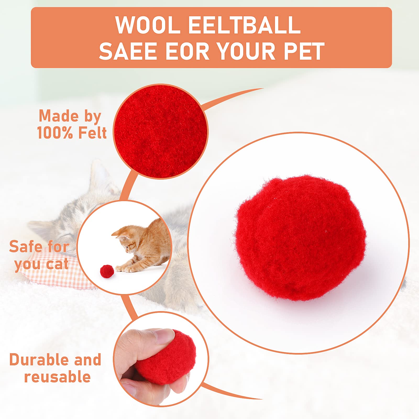 Palline Morbide Per Gatti - 30 Pezzi Da 4cm, Giocattolo Interattivo, Colorate E Leggere - Foto 2