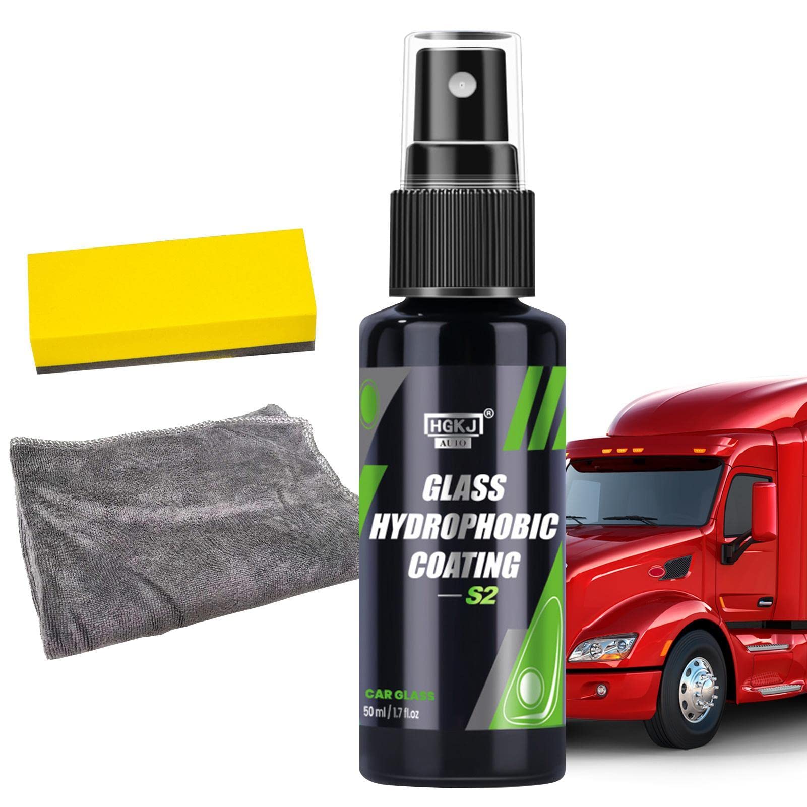 50Ml Car Rainproof Agent,Anti-Fogging Rainproof Glass Rain Remover Spray | Waterproof Glass Hydrophobic Spray Car Rain Protection Anti Fog Agent