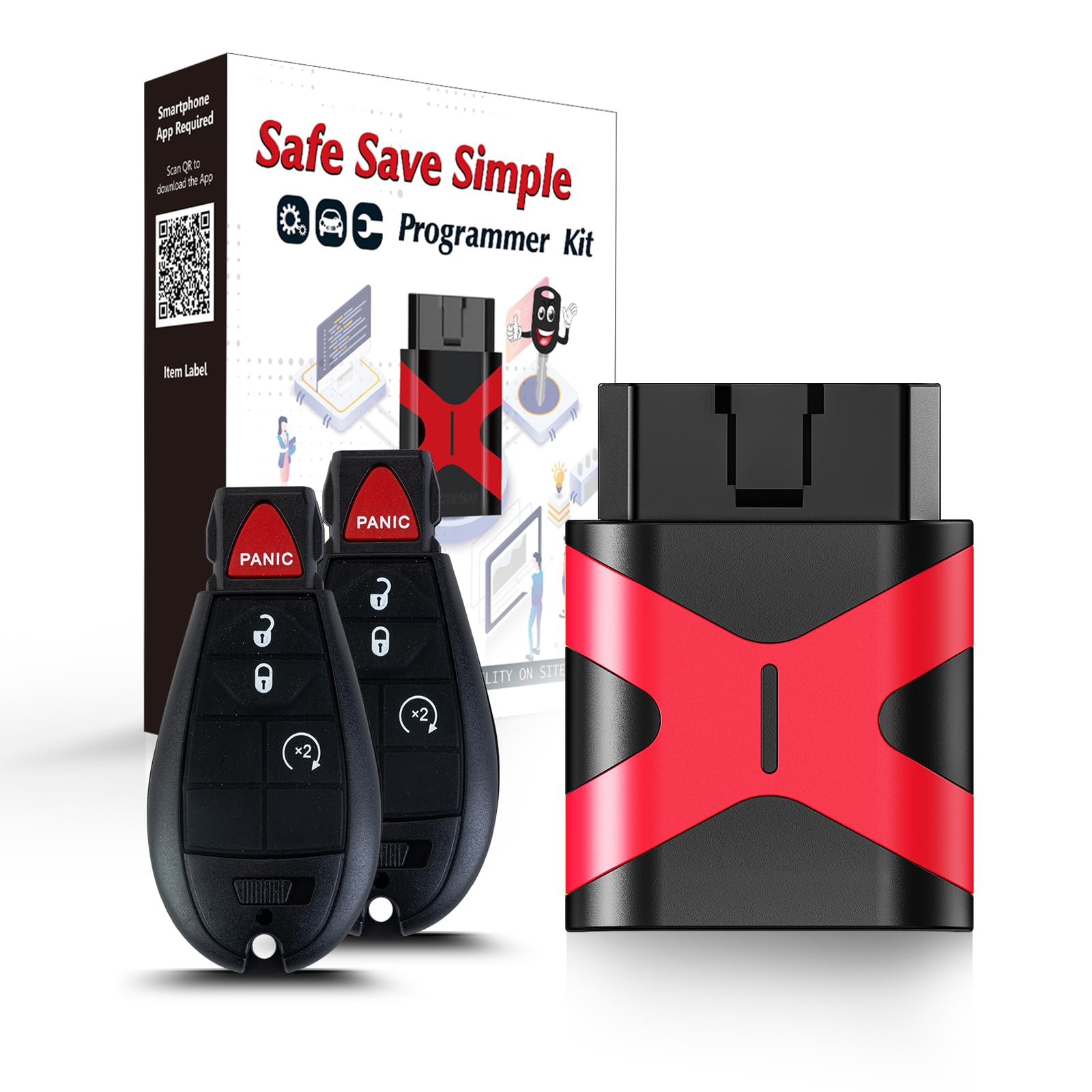 433MHz 4 Buttons Remote Key Fob With Chip GQ4-54T Fit For Dodge Ram 1500 2500 35