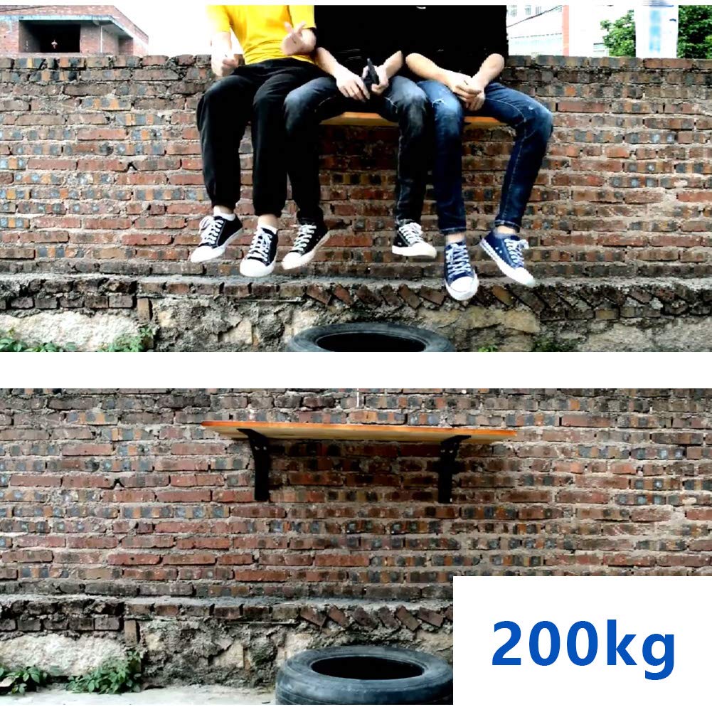 Staffe Per Mensole A Parete Doppie - Staffe In Acciaio A Forma Di C - Staffe Per Carichi Pesanti - Scaffalature Doppie - Italia - Foto 10