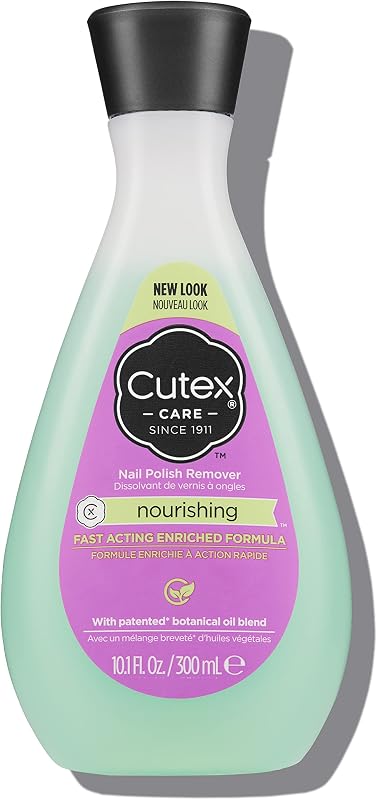 Removedor de esmalte de uñas nutritivo, 10.1 fl oz | El quitaesmalte nutritivo deja las uñas con un aspecto nutrido y saludable. Funciona rápidamente y no se seca. Fragancia de melocotón.