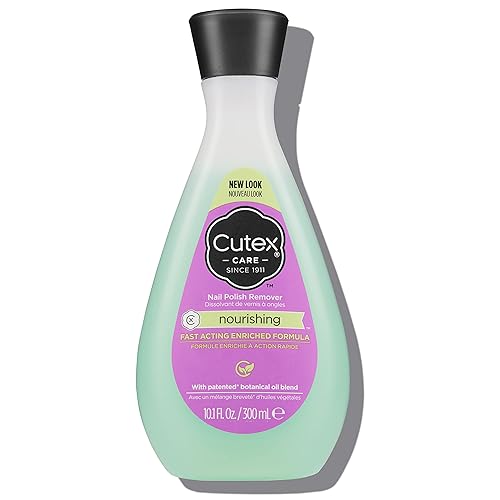 Vista 12 de Cutex Removedor de Esmalte de Uñas en Gel, Ultrapotente y Elimina el Brillo y las Pinturas de Colores Oscuros, Aroma a Brisa Tropical, 15.2 Fl Oz