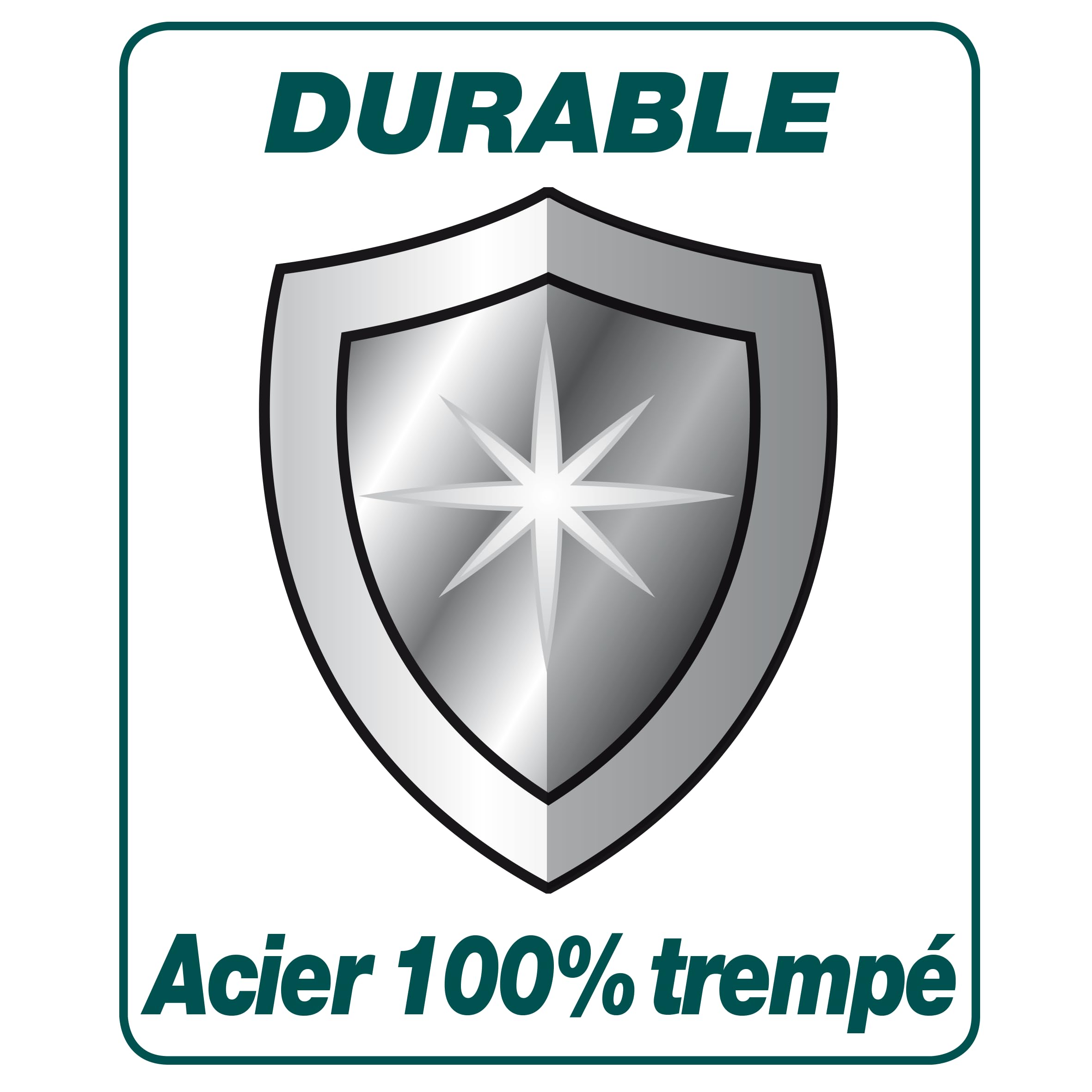 Truelle ronde 24 cm manche bois FSC® 100% – lame acier trempé et patte forgée pour travaux de maçonnerie - LEBORGNE
