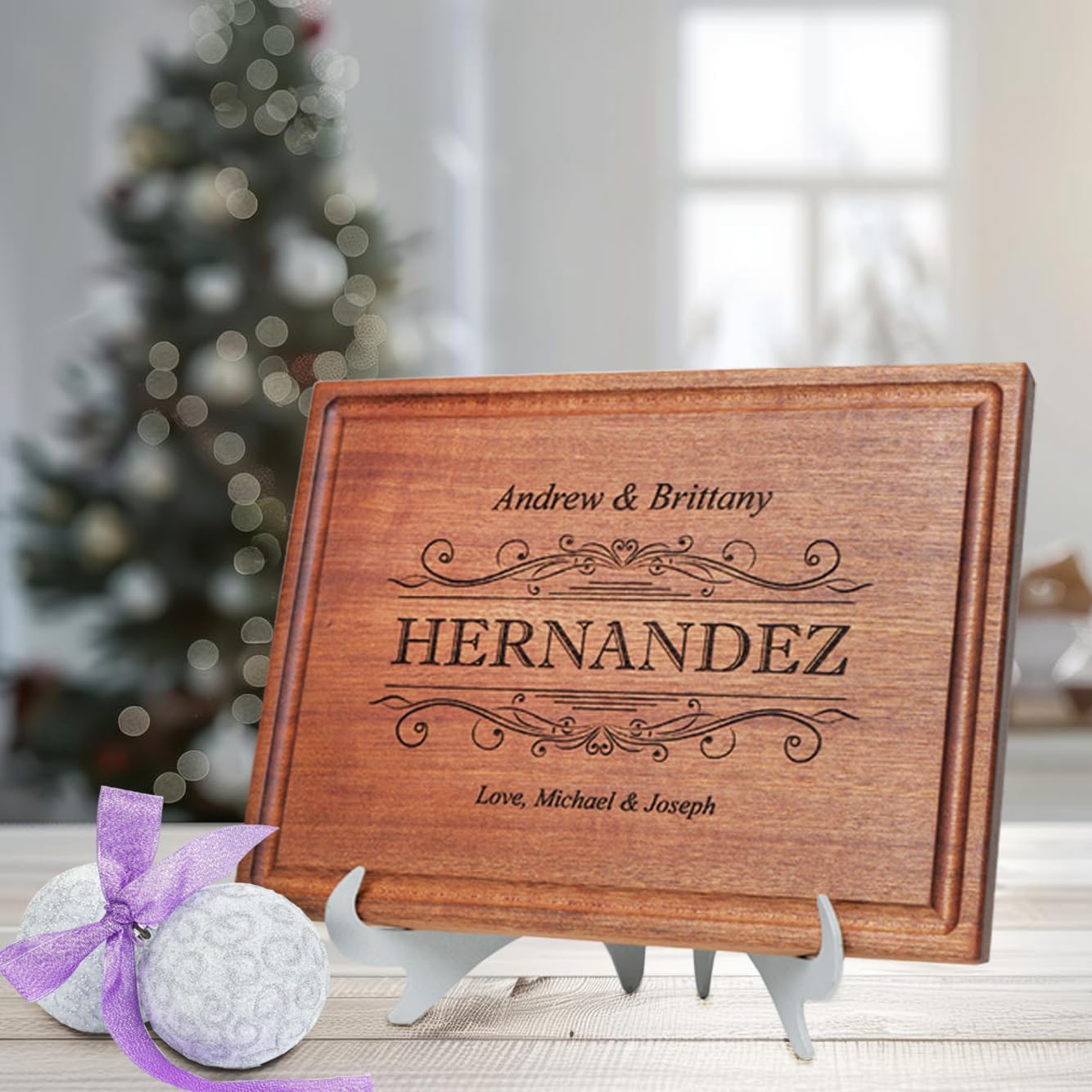Personalized Cutting Board-Custom Engraved Charcuterie Board-