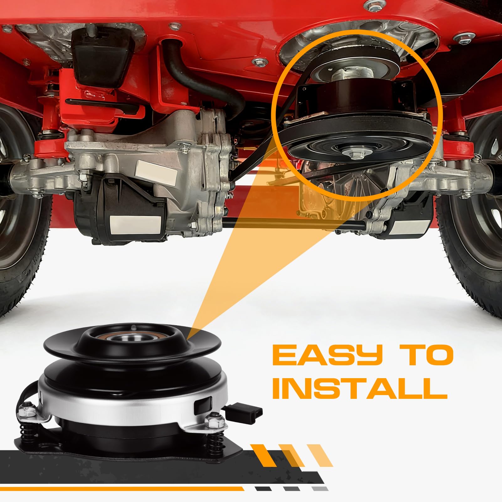 717-0983 - Embrague eléctrico PTO 717-3497 para Cub Cadet MTD Troy Bilt Husqvarna 917-3497, 917-0983, 1703816, 1703816SM, 16343, 19982, 53679, 11344 6 unidades