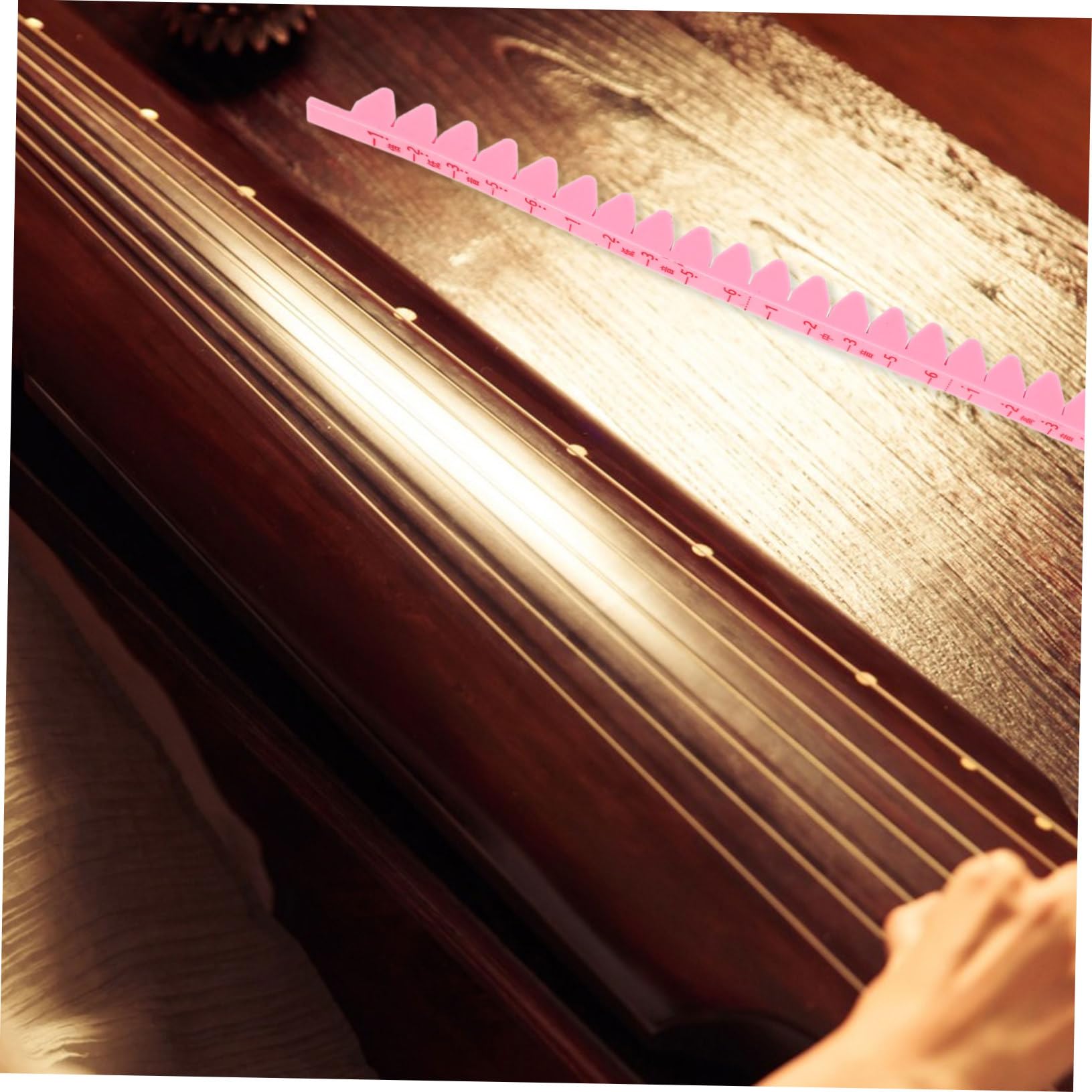 Mikinona Dämpfungsstreifen mit Stabilität und Leichtem Design aus Silikon Guzheng als Schwacher Gürtel für Praxis und Aufführungen Universell Einsetzbar