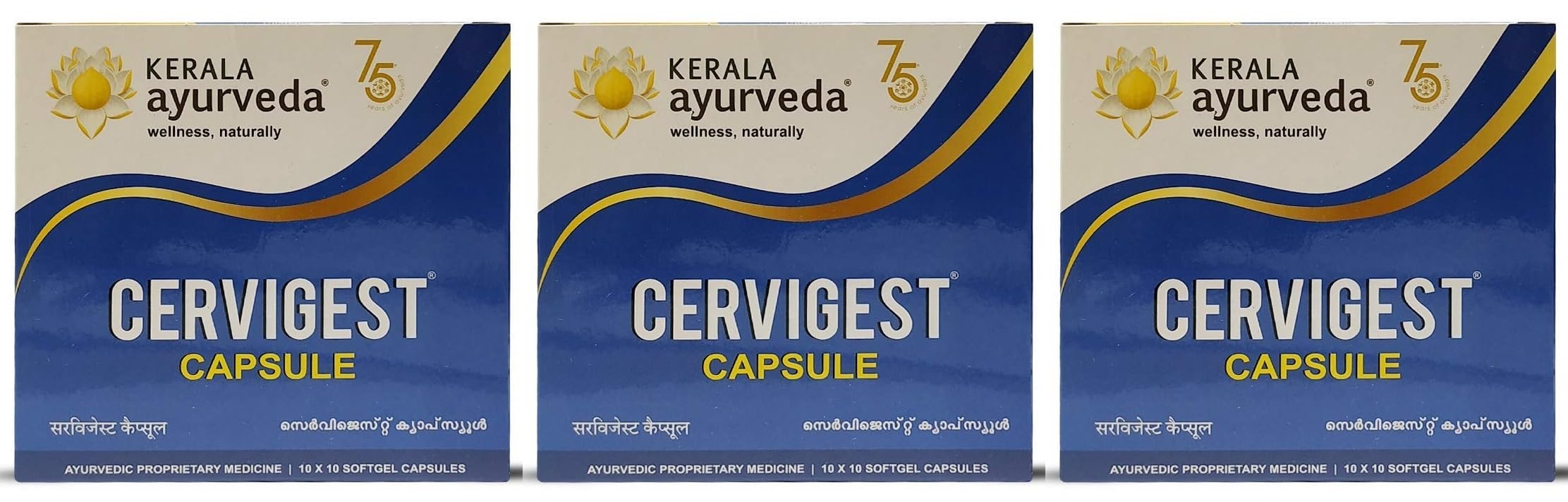 Kerala Ayurveda Cervigest Capsule- 100 Count x Pack of 3 (B0CST1XKFH) Amazon Price History, Amazon Price Tracker