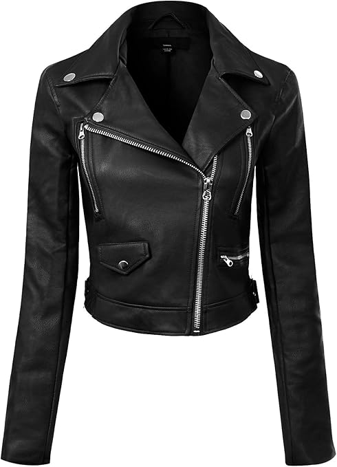 Faux Leather Jacket