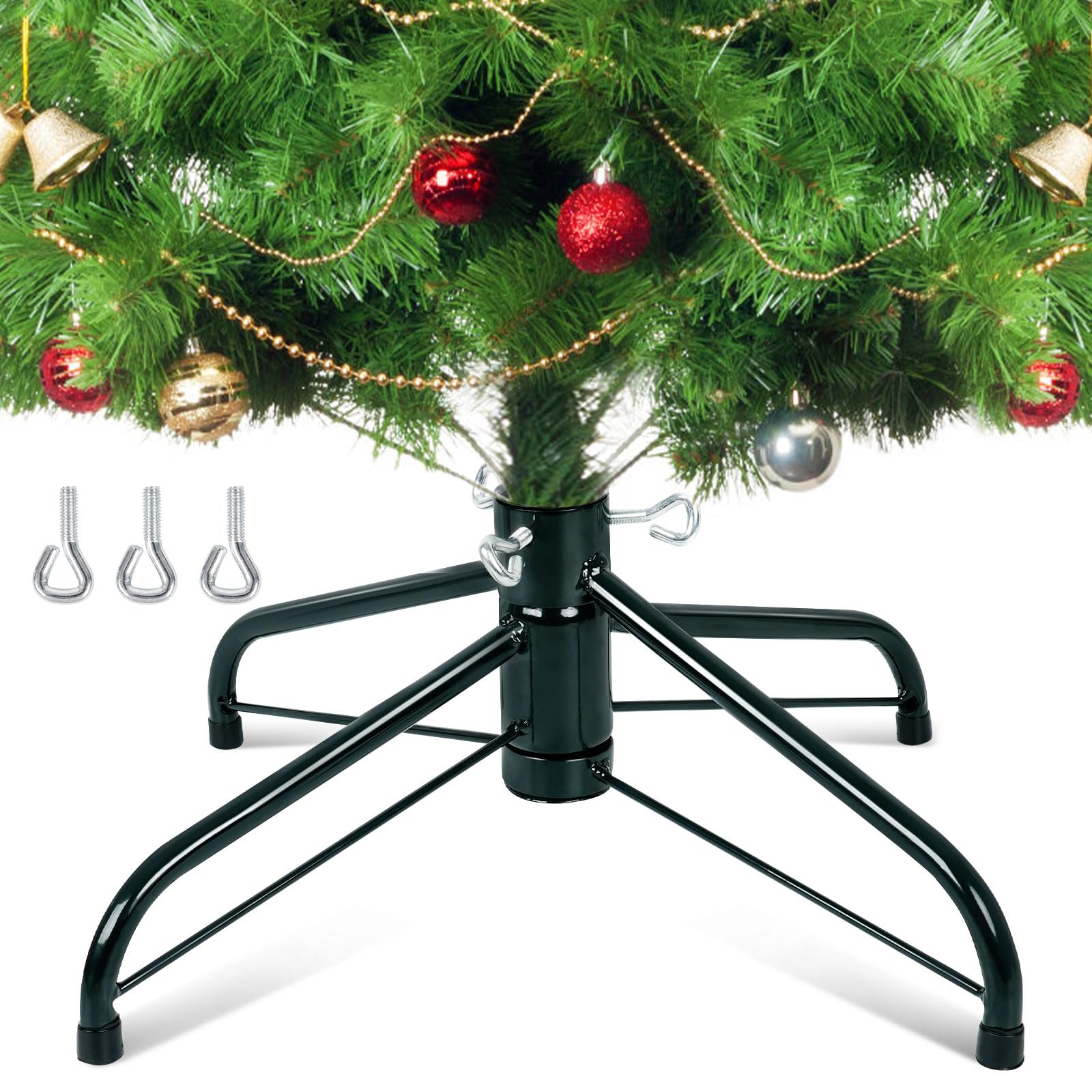 Christmas Tree Stand, Christmas Tree Base Replacement (Length16.1, Dia 1.25
