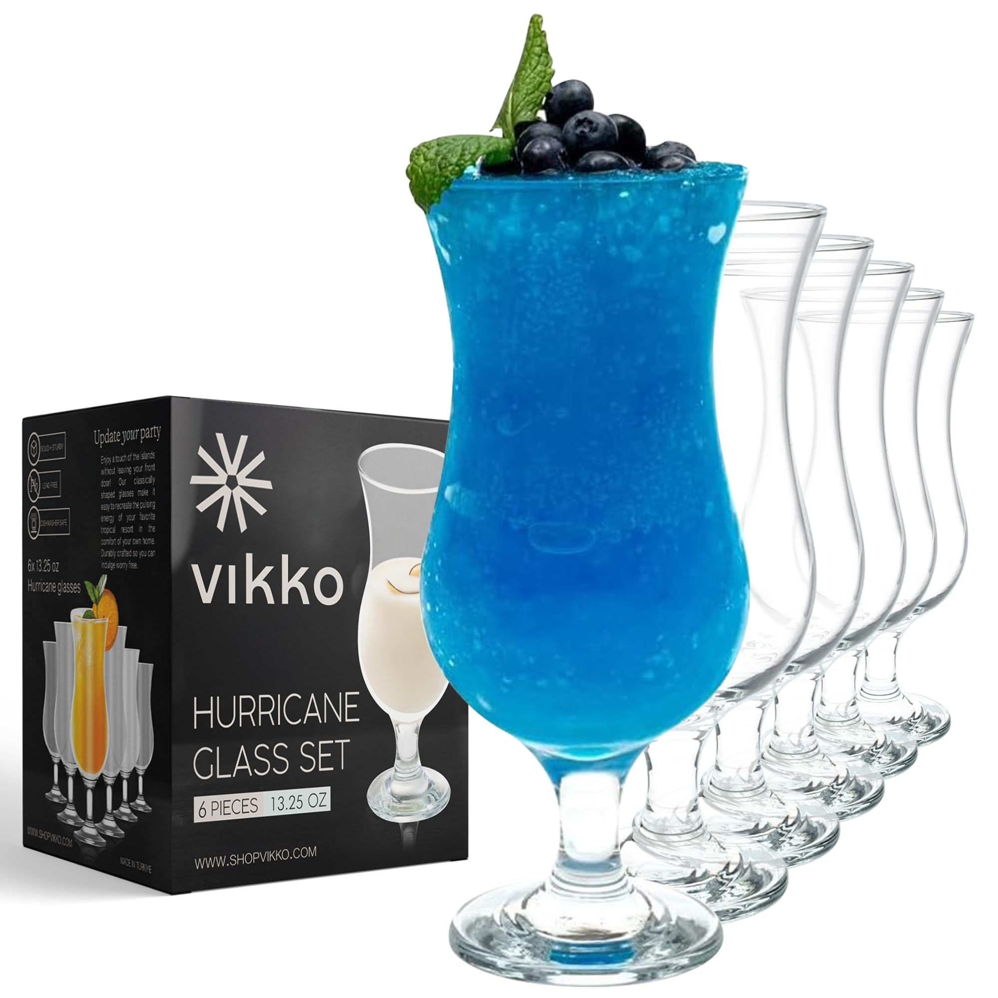 Vikko Hurricane Glasses - Set of 12 -6