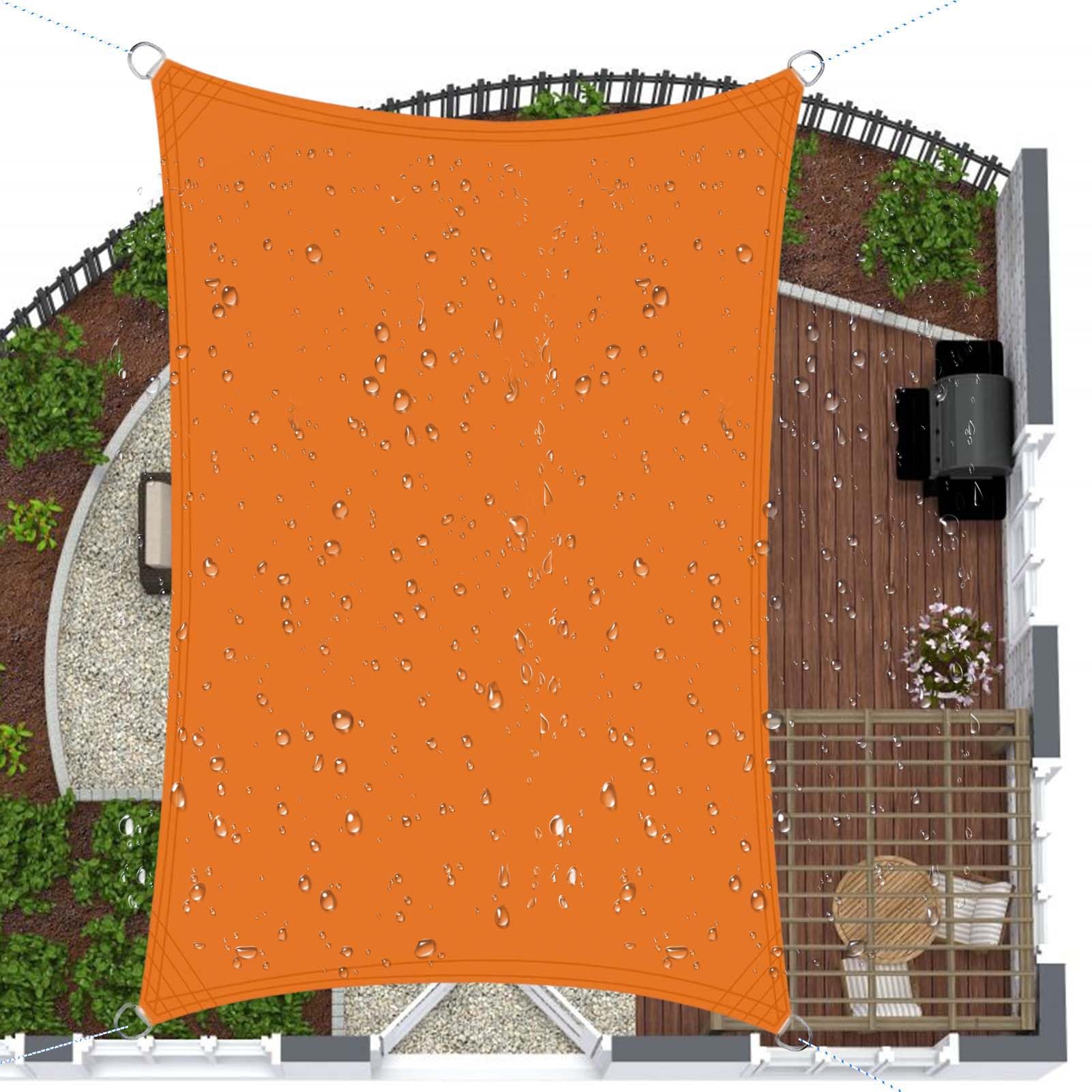 Voile d'ombrage imperméable pour terrasse et repas en extérieur