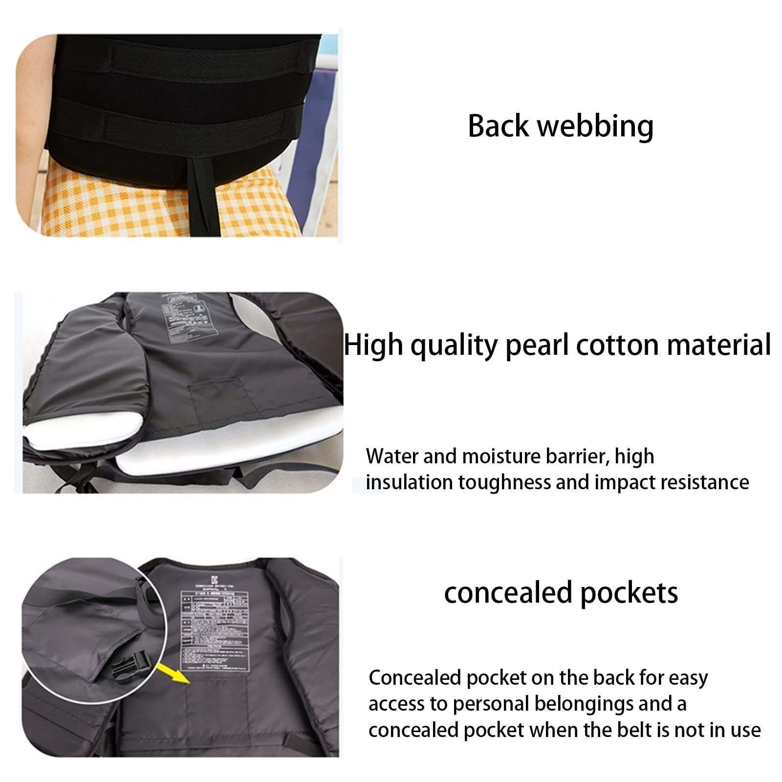 Kayaking Vest Kids Neoprene High Buoyancy Breathable Kayaking Vest for Swimming Training Beach Pool Water Sports Fishing Canoeing Rafting Paddling Outdoor Safety Gear Equipment