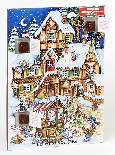 Miniatura 4 de Calendario de Adviento de chocolate para el mercado navideño (cuenta regresiva hasta Navidad, paquete de 10)