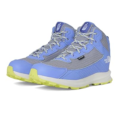 The North Face Kids Fastpack Hiker Mid Waterproof (Little Kid/Big Kid) Kids Shoes Virtual Blue/Sun Fog