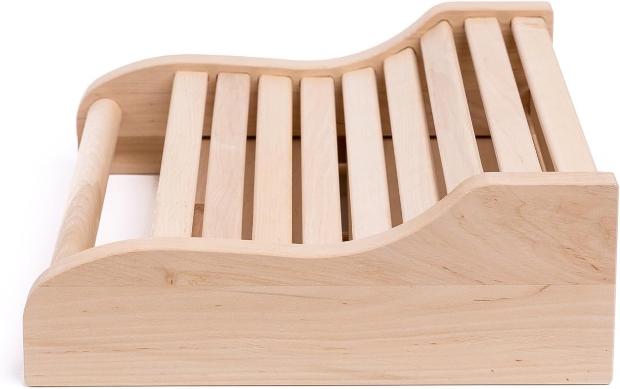 Sauna box: Head rest and back support in one - Black ader (Saunatrick)