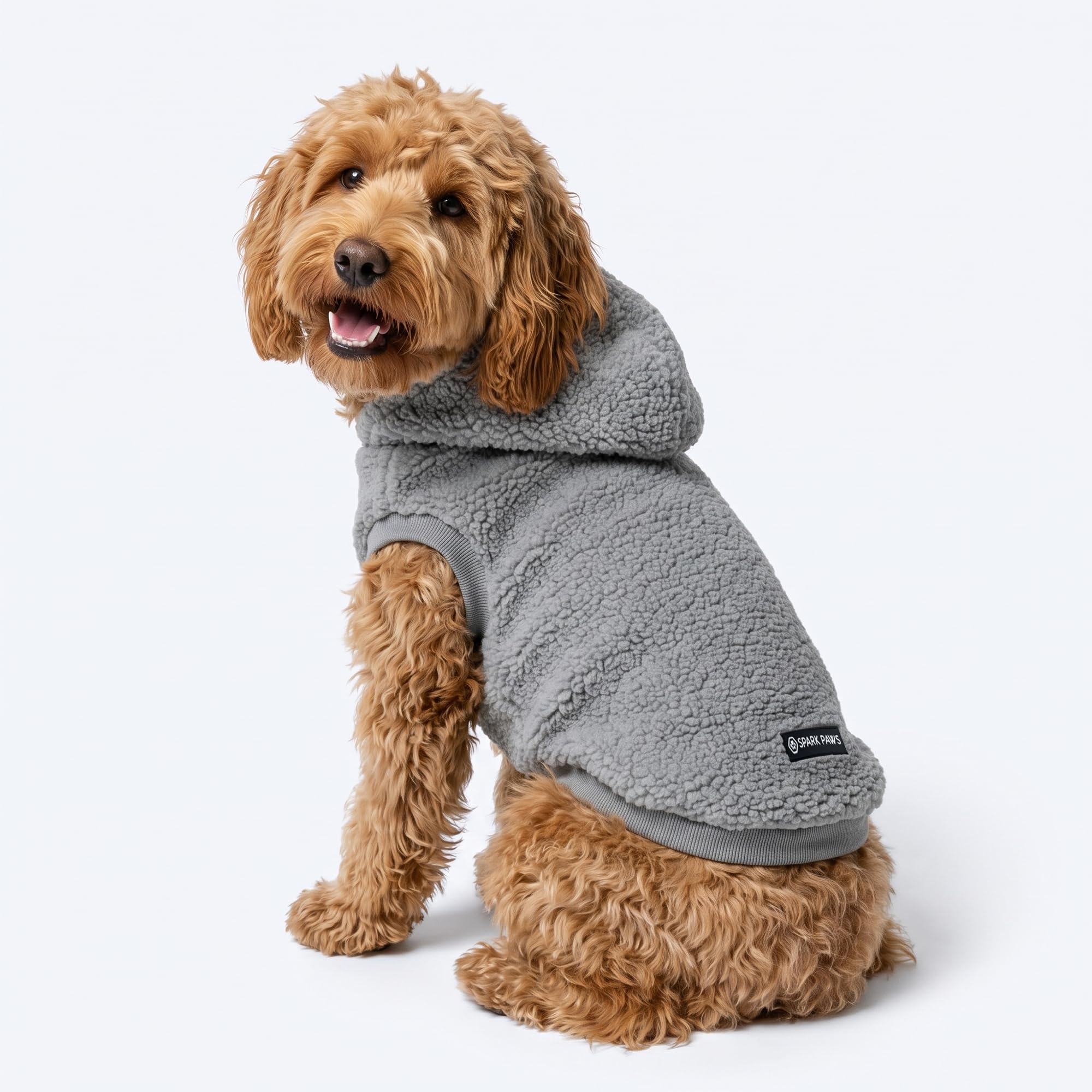 Sherpa Fleece Dog Jacket - Dog Winter Coat for Small Large Dogs