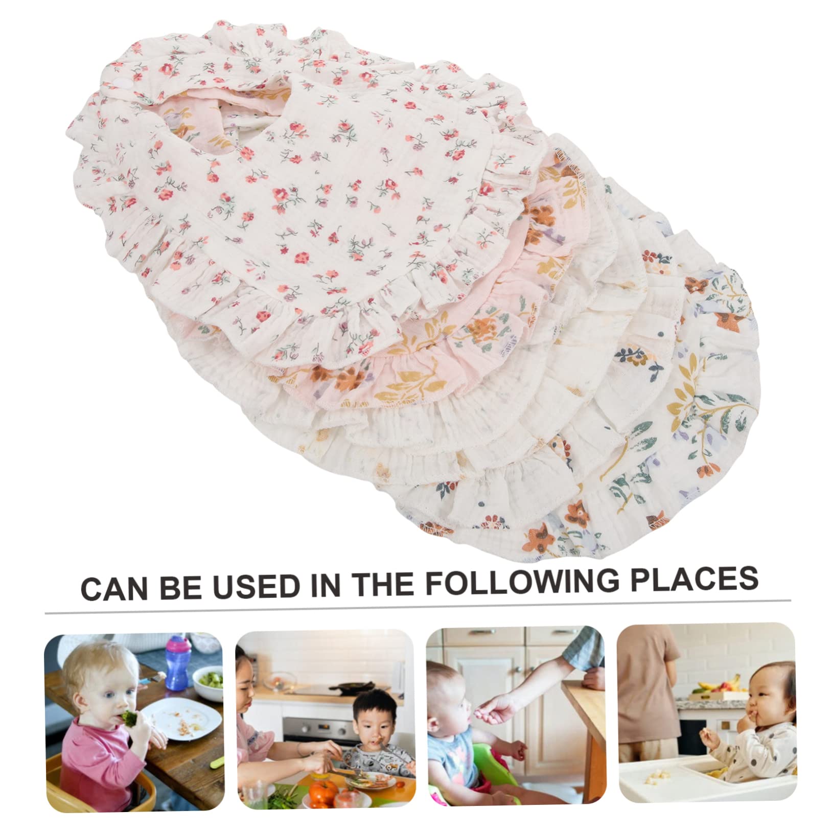 VICASKY 18pezzi Bavaglini Cotone Per Ragazzo Ragazza Da Lavabili e Multifunzionali Per Svezzamento Teething e Saliva Morbidi e Assorbenti Design Carino e Pratico