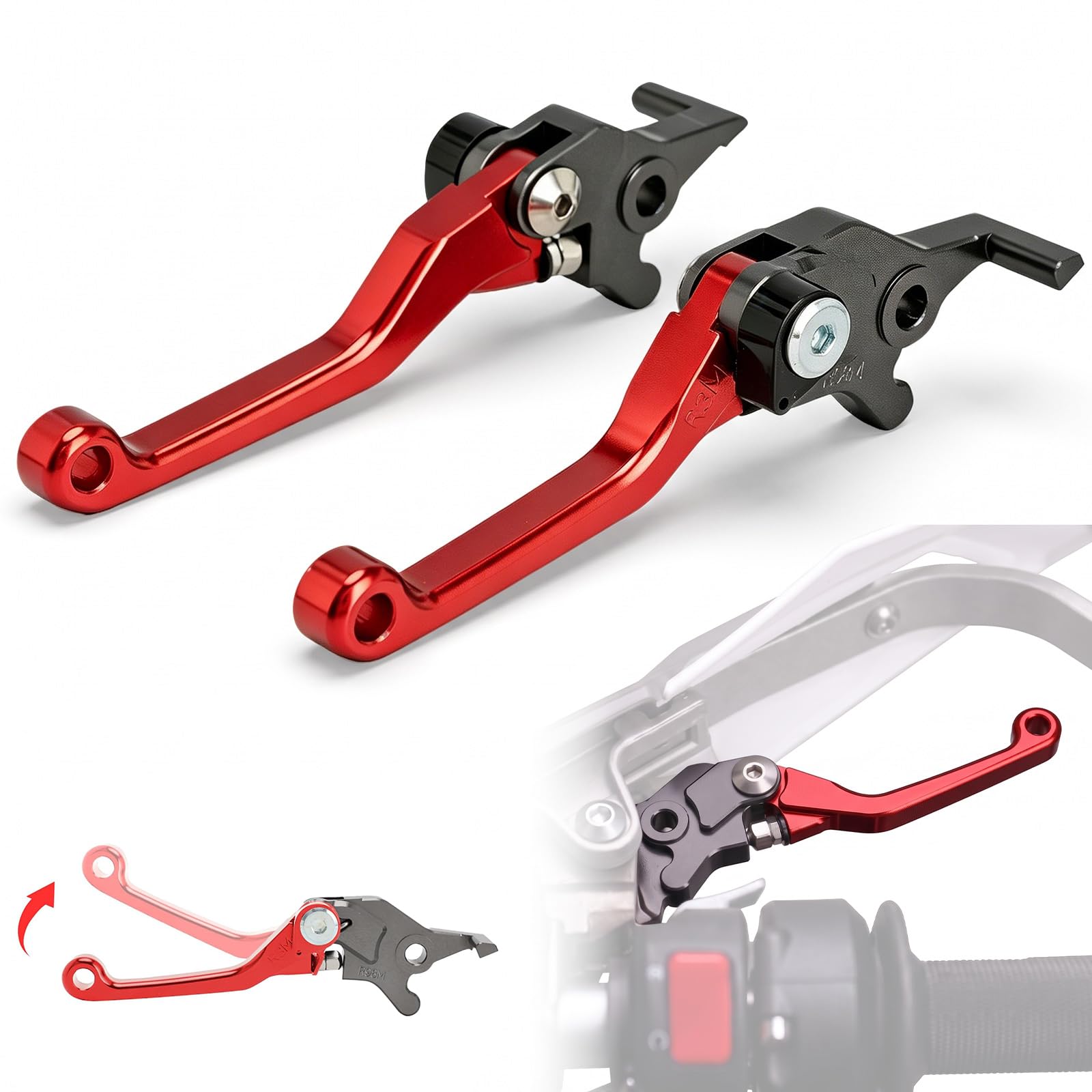 Brake Levers High-Strength Control for Surron Ultra Bee Motorcycle Red