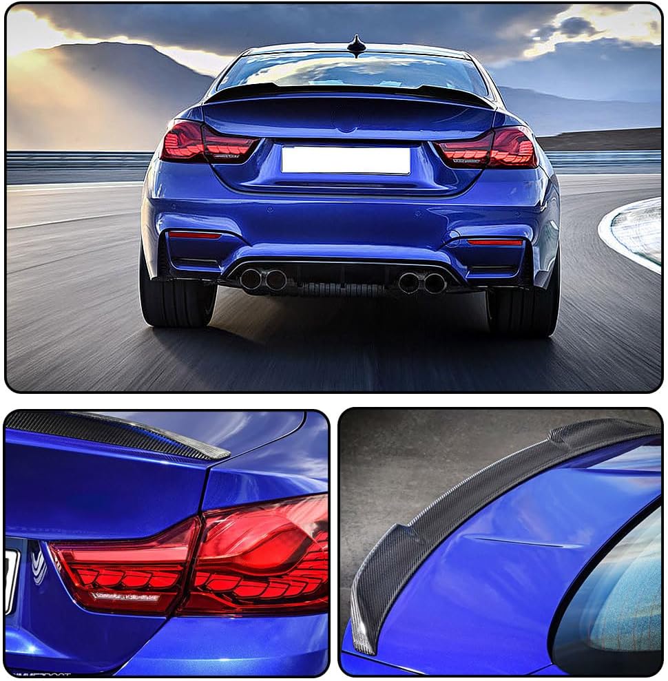 F82 Carbon Fiber Trunk Spoiler for BMW 4 Series F82 M4 Coupe 2015-2020 Rear Boot Duckbill Highkick Wing Lip Factory Outlet