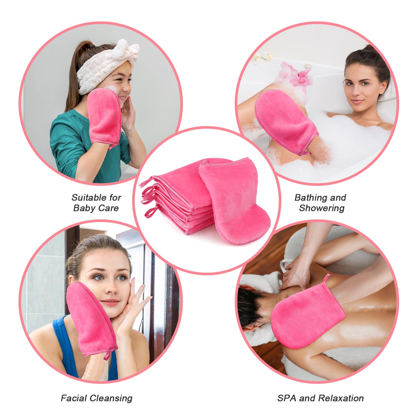 Gant De Toilette Microfibre Lot De 10 Gants De Toilette Microfibre