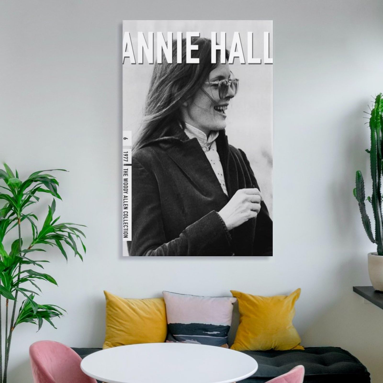 Annie Hall - Poster classico del film (19), stampa artistica da parete su tela, poster per foto, decorazione per la stanza, 60 x 90 cm