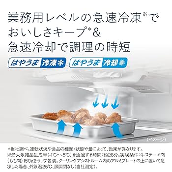 Amazon | パナソニック 冷蔵庫 幅65cm 525L NR-F539HPX-W