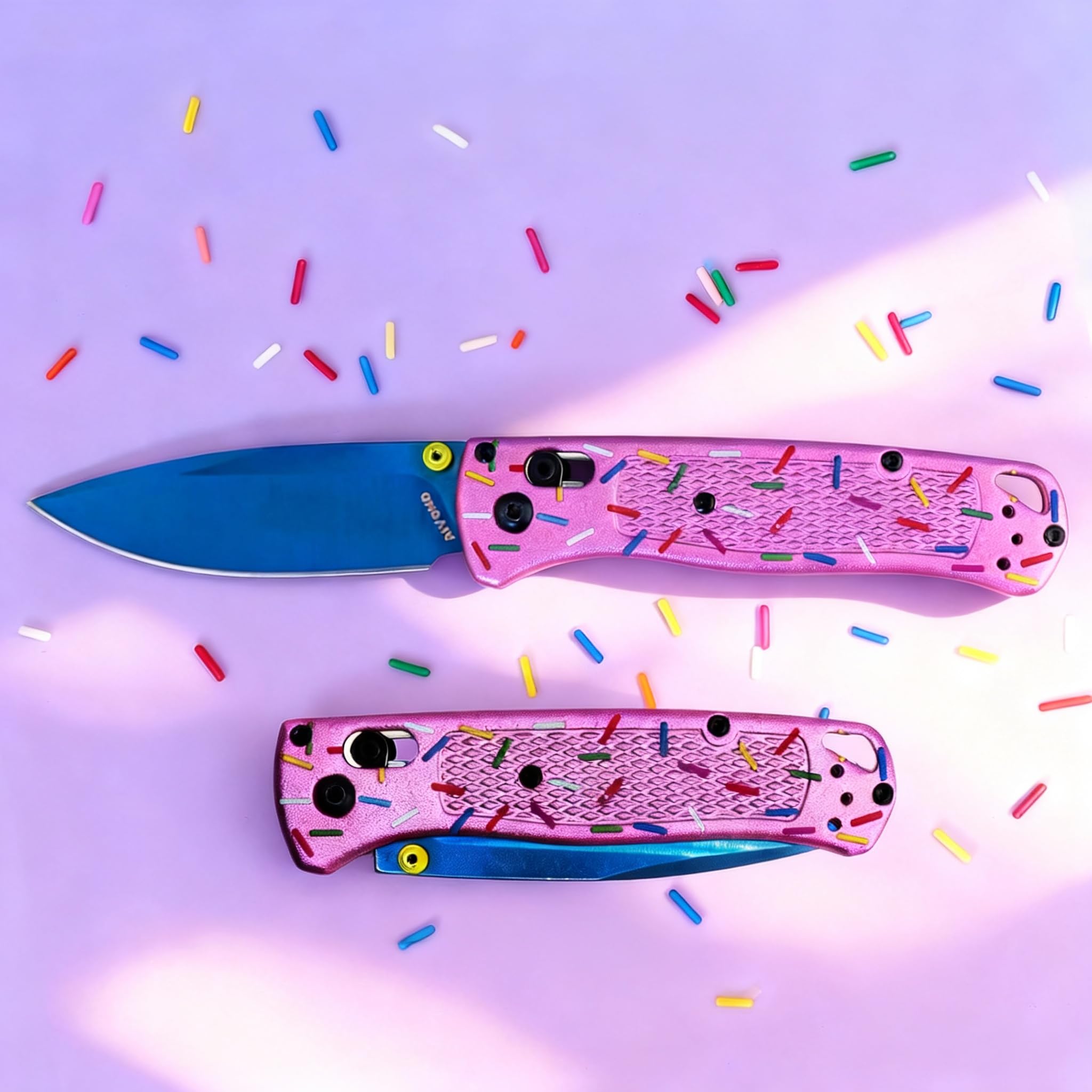 Amazon.com : AIVONO Pink Donut Pocket Knife, 3