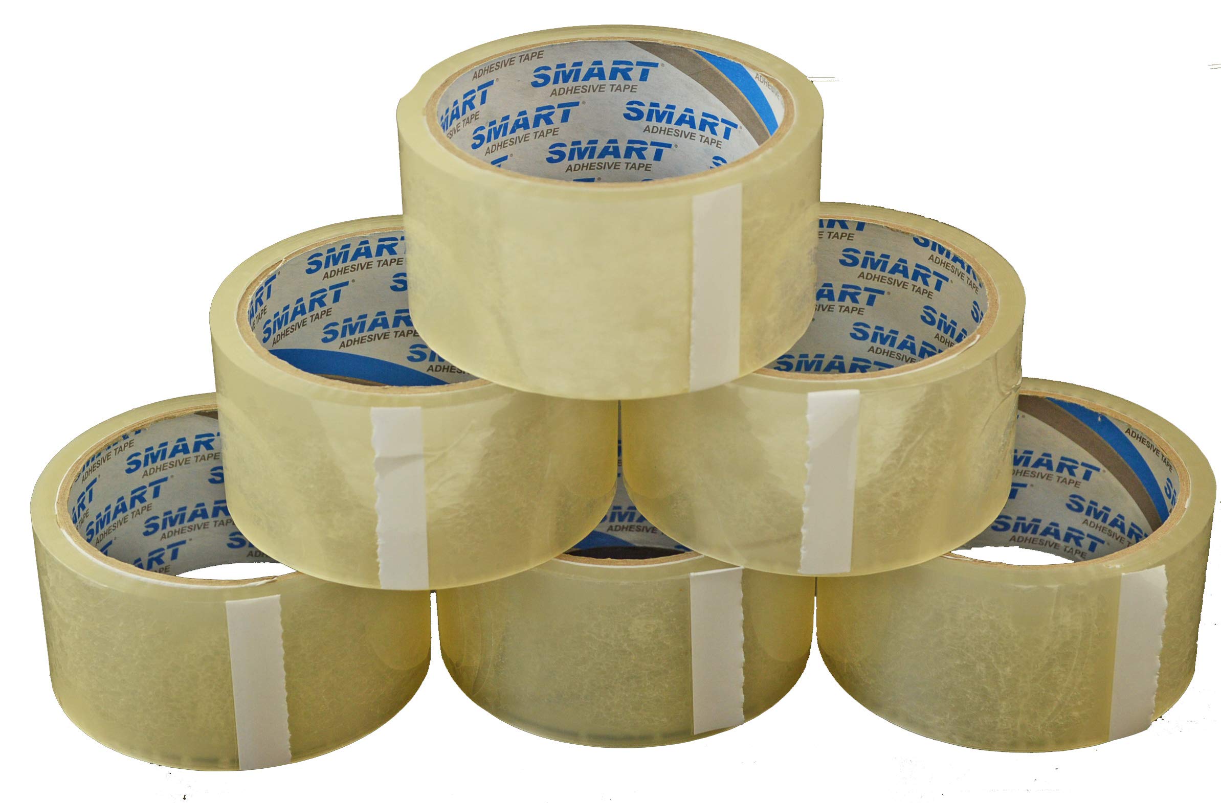 Nastro adesivo trasparente AKRYL SMART per imballaggio, nastro trasparente lungo 50 m, largo 48 mm, ideale come nastro adesivo, forte, durevole, imballaggio (36)