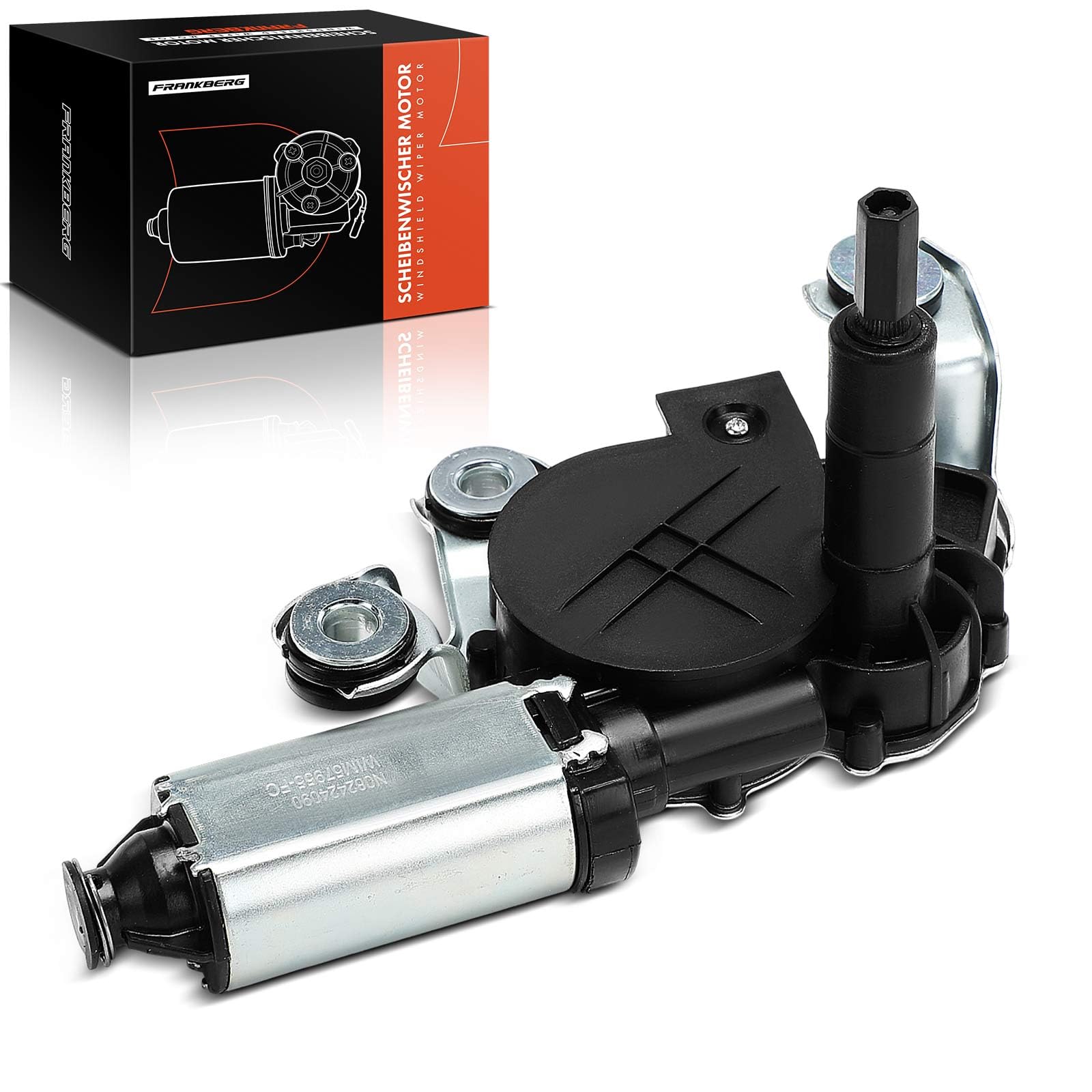 Frankberg Wischermotor Scheibenwischermotor 4-polig Hinten Kompatibel mit Fabia II 542 R.o.o.m.s.t.e.r 5J7 R.o.o.m.s.t.e.r Praktik 5J Yeti 5L Replace# 5J7955711