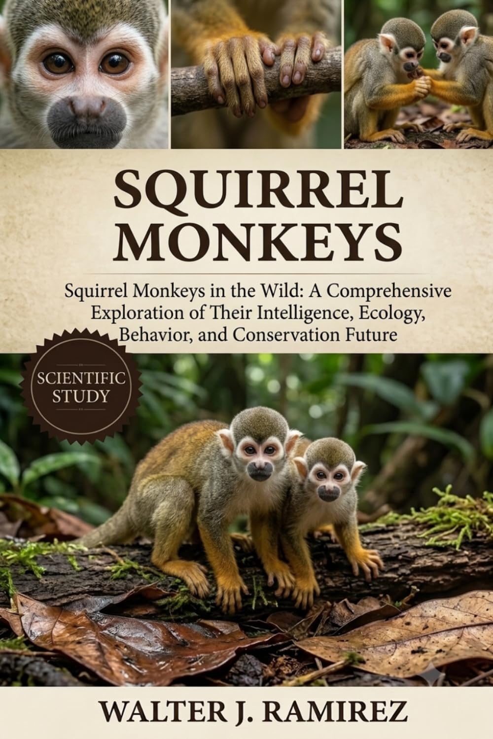 SQUIRREL MONKEYS: Squirrel Monkeys in the Wild: A Comprehensive Exploration of Their Intelligence, Ecology, Behavior, and Conservation Future