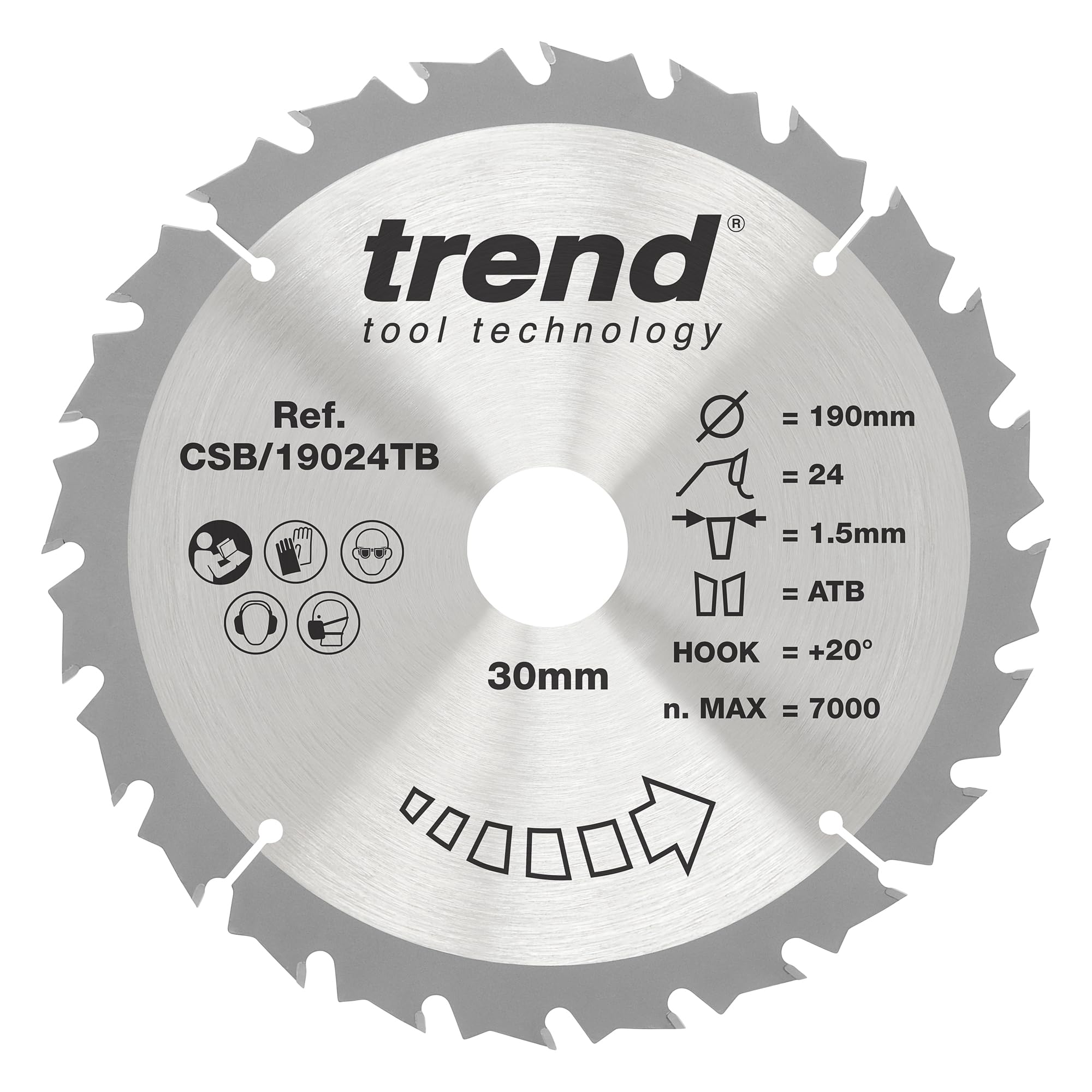 Trend Craftpro Wood Cutting Cordless Saw Blade